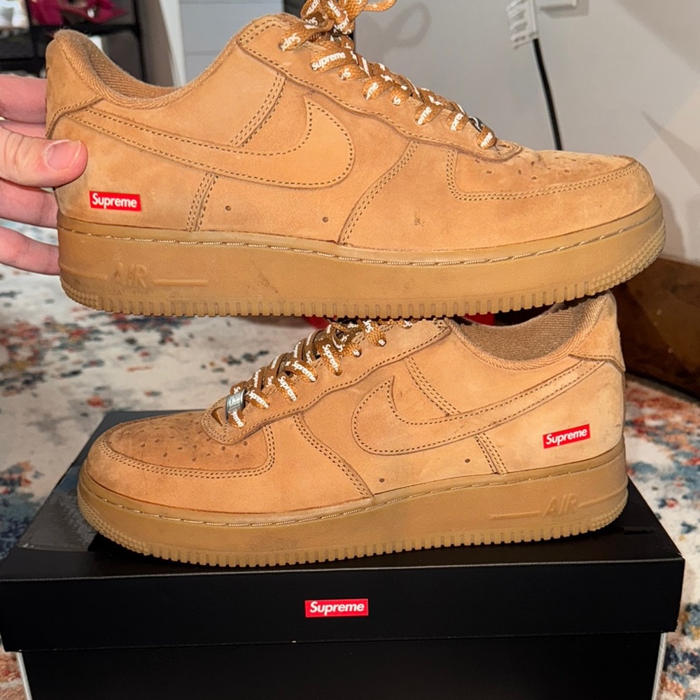 Nike x Supreme Tan Sneakers